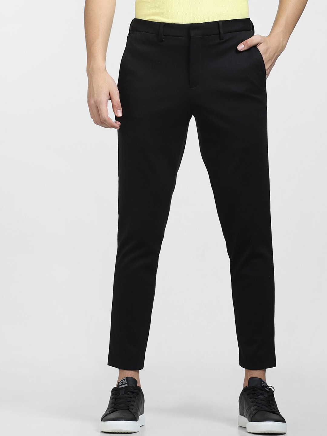 

Jack & Jones Men Slim Fit Trousers, Black