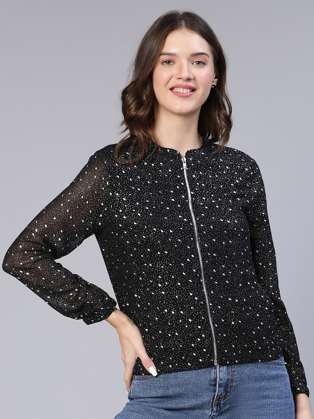 

Oxolloxo Women Lightweight Tailored Jacket, Black