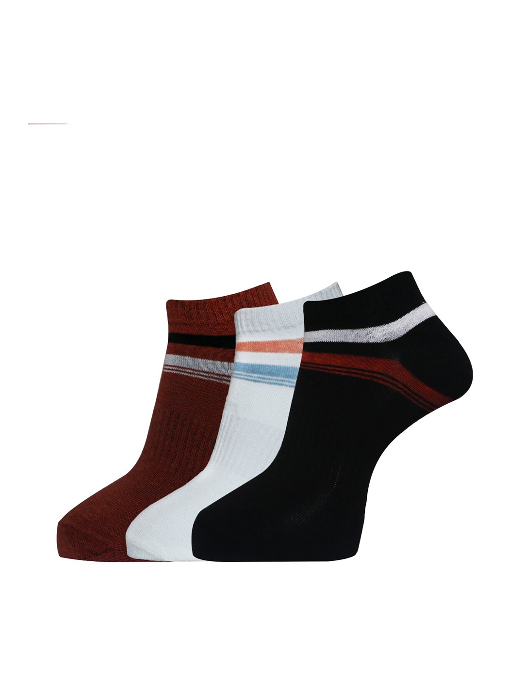 

Dollar Socks Women Pack Of 3 Assorted Cotton Ankle-Length Socks
