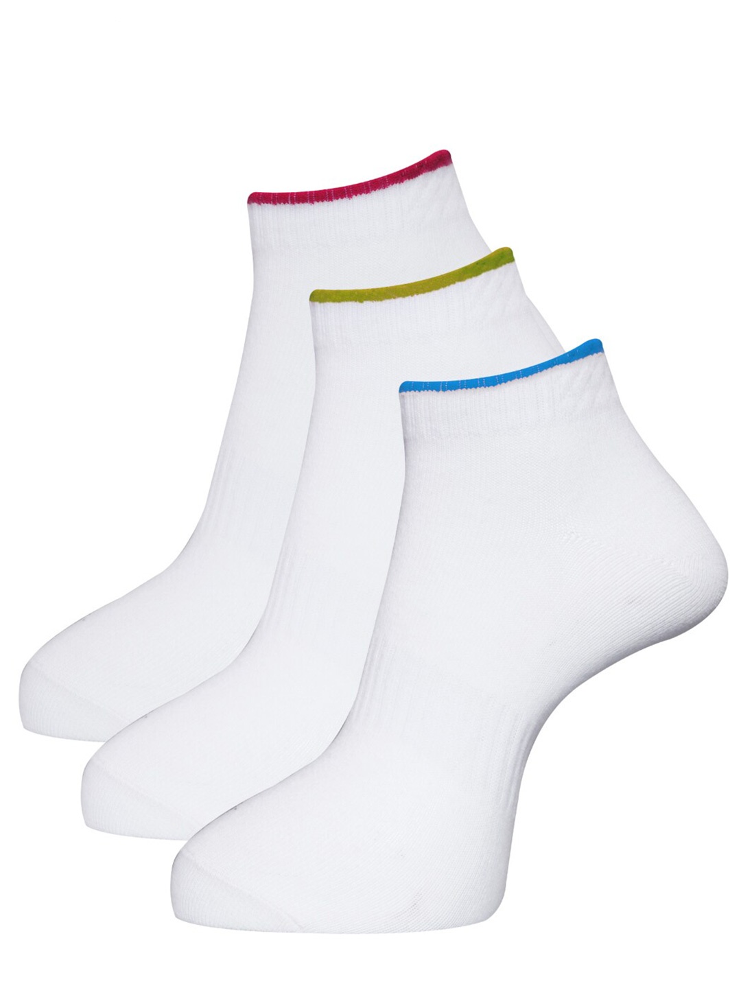 

Dollar Socks Women Pack Of 3 Assorted Cotton Ankle-Length Socks