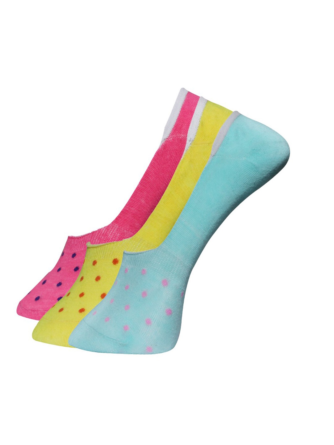 

Dollar Socks Women Assorted Patterned cotton Shoe Liners Socks