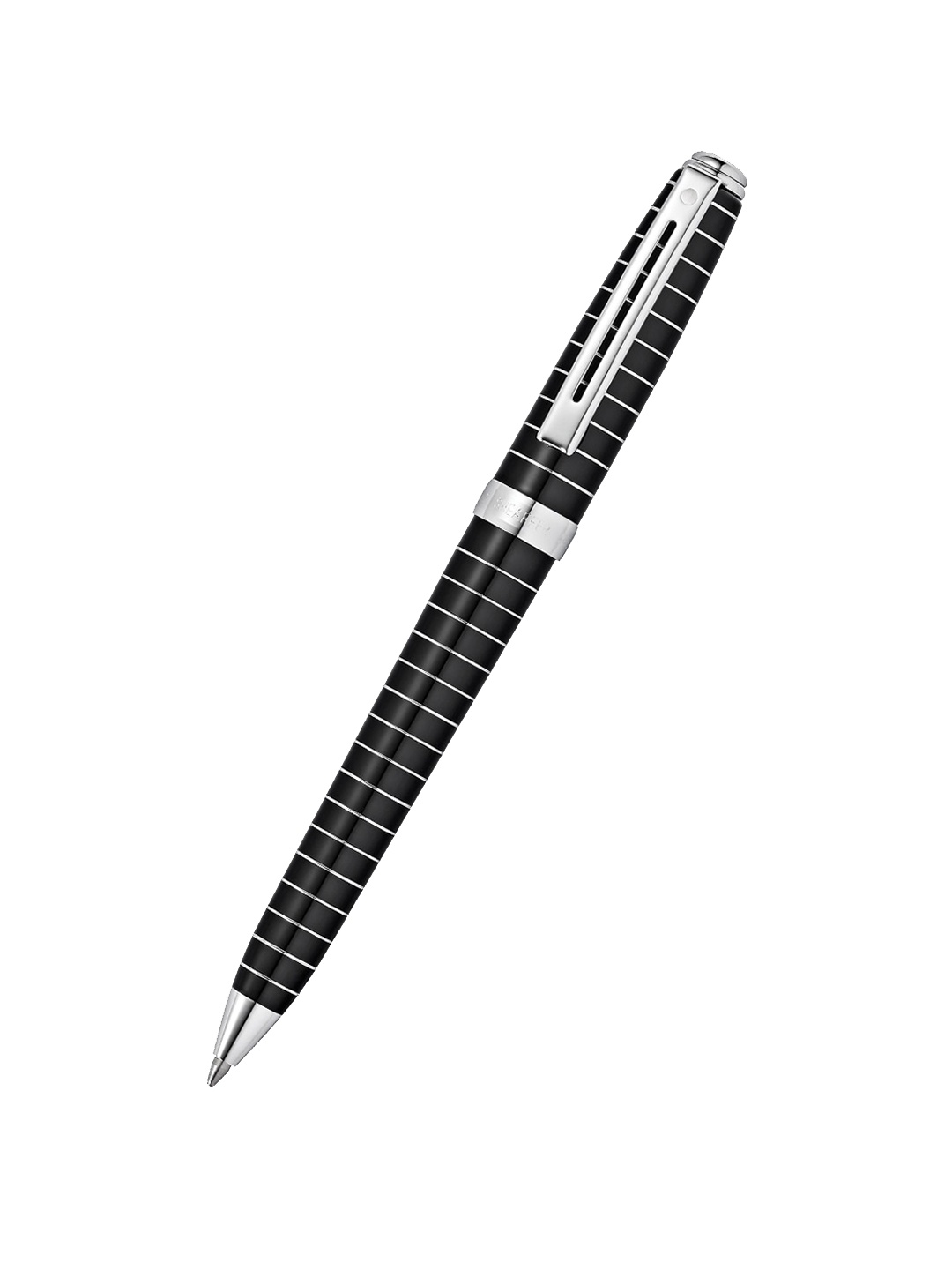 

Black with Chrome-Plated Trim 9164 Prelude Lacquer Ballpoint Pen