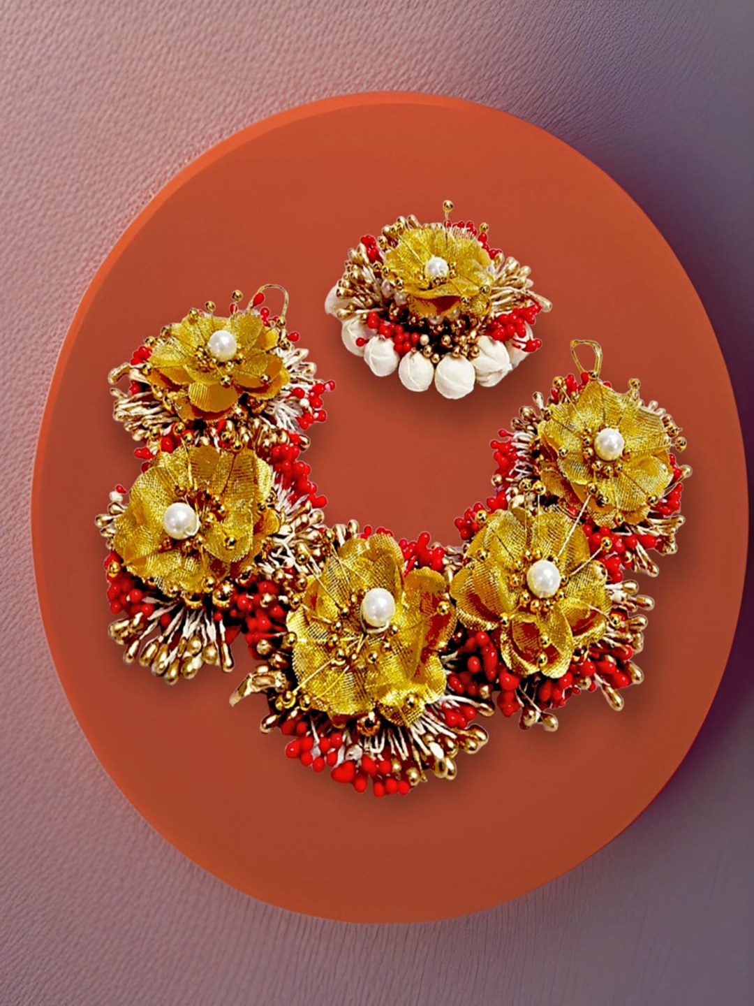 

Proplady Women Set of 2 Embellished Hair Accessory, Gold