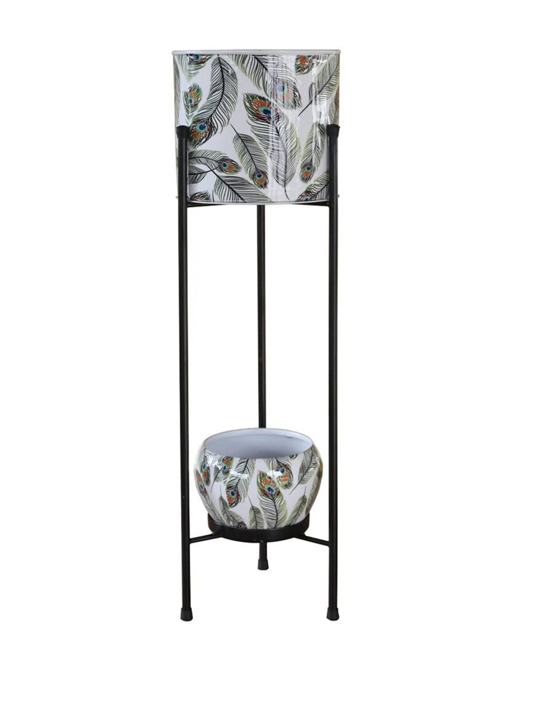 

TRUSTBASKET Green Calamus Planter with Stand