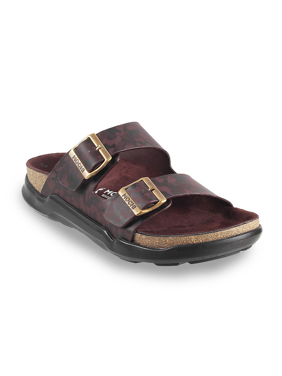 

Mochi Men Leather Comfort Sandals, Brown