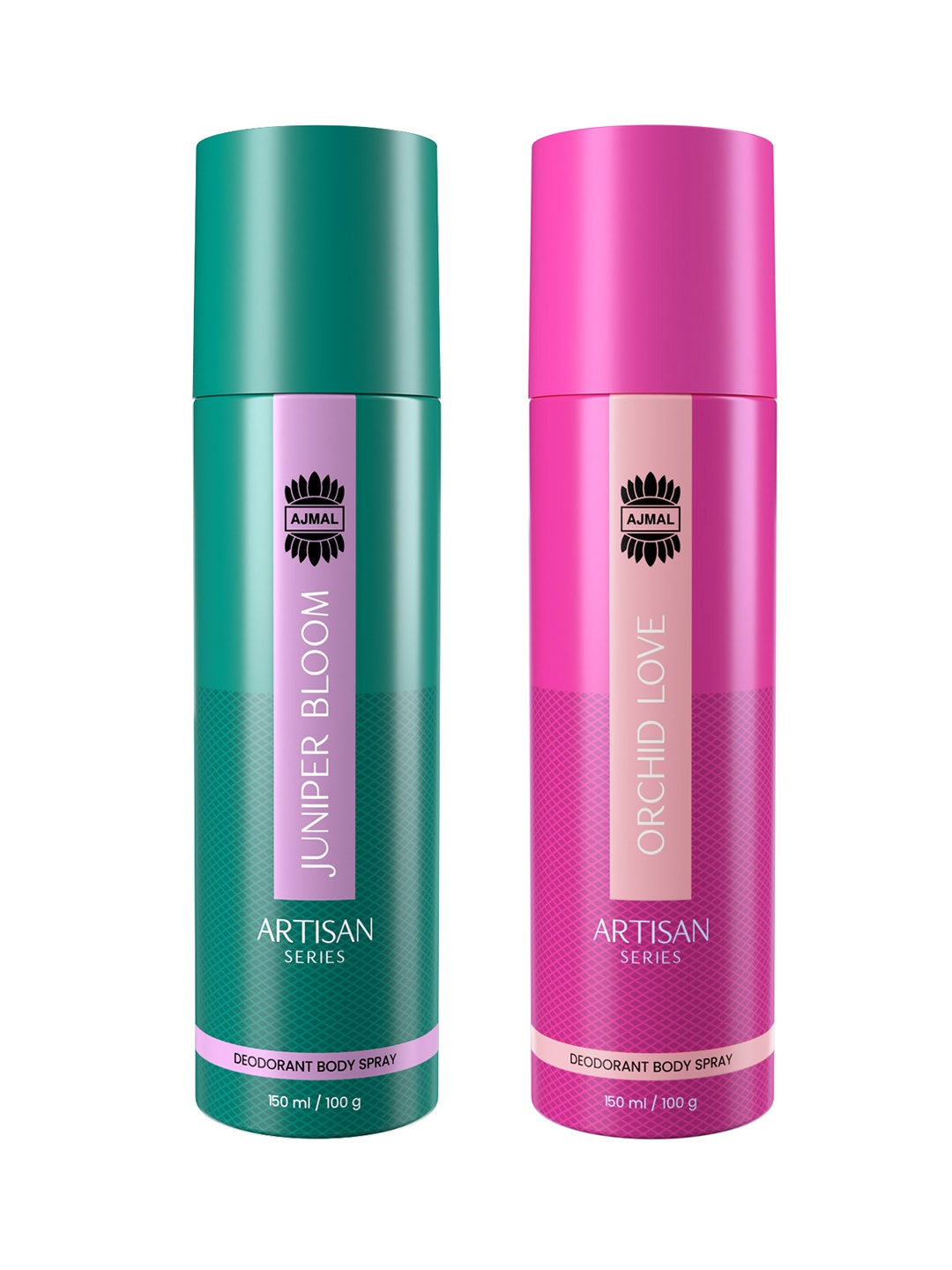 

Ajmal Unisex Pack of 2 Fragrance Gift Set-150ML Each, Blue