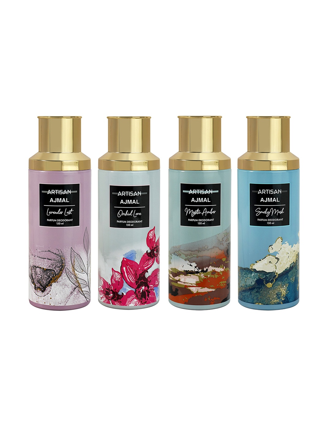 

Ajmal Set Of 4 Deodorants, Blue