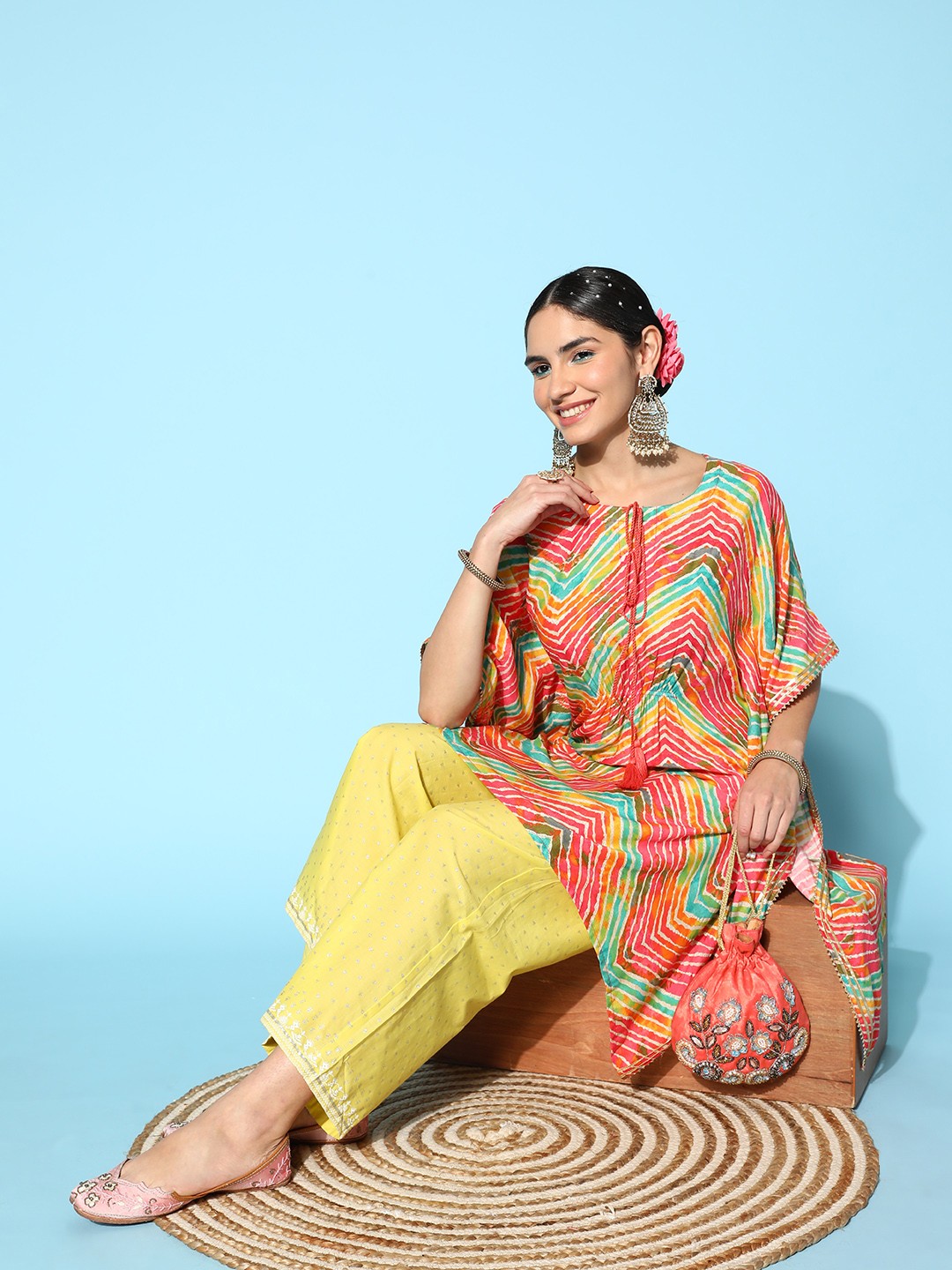 

ZOLA Multicoloured Printed Tunic, Multi