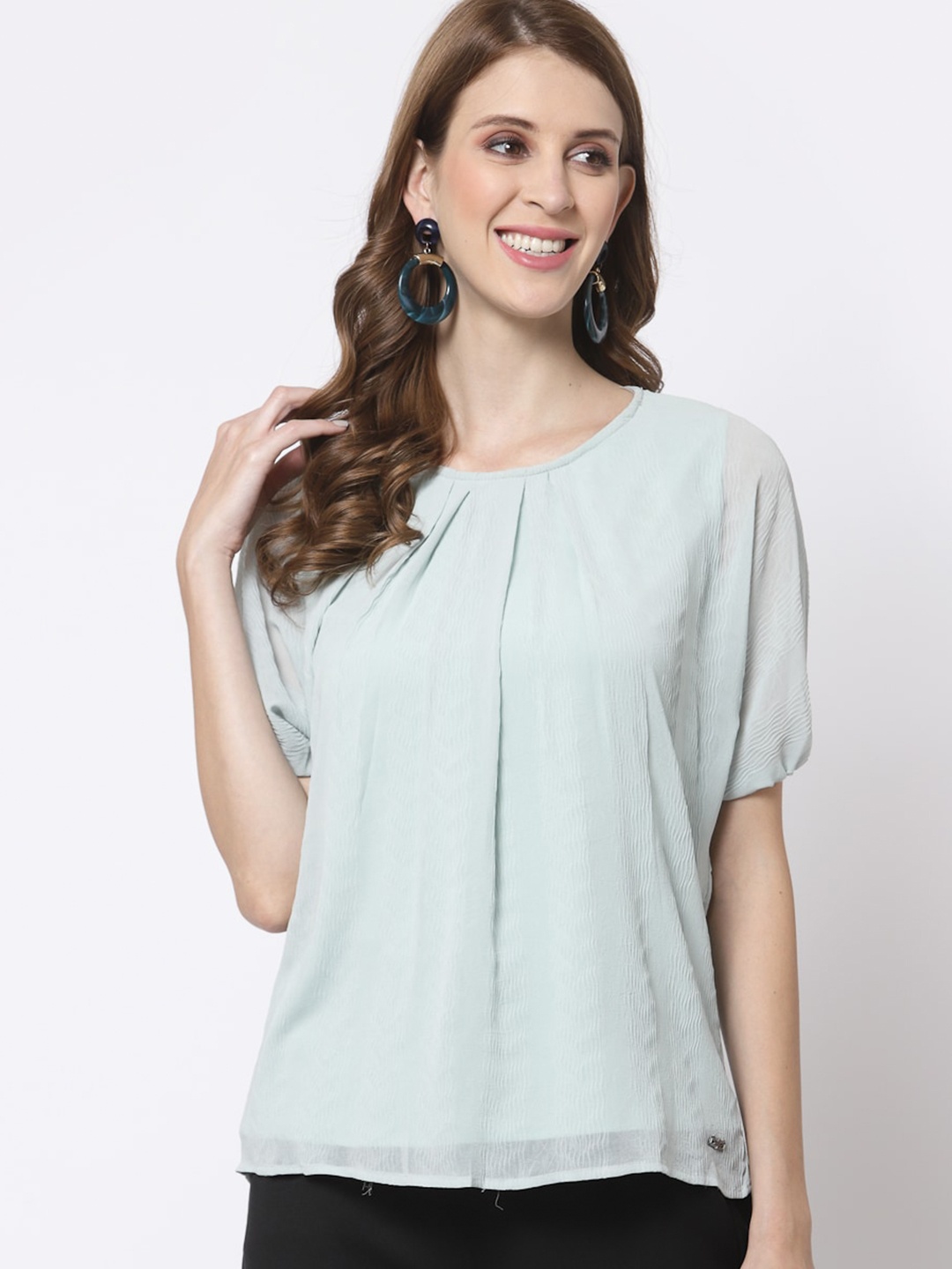 

Juelle Chiffon Top, Green