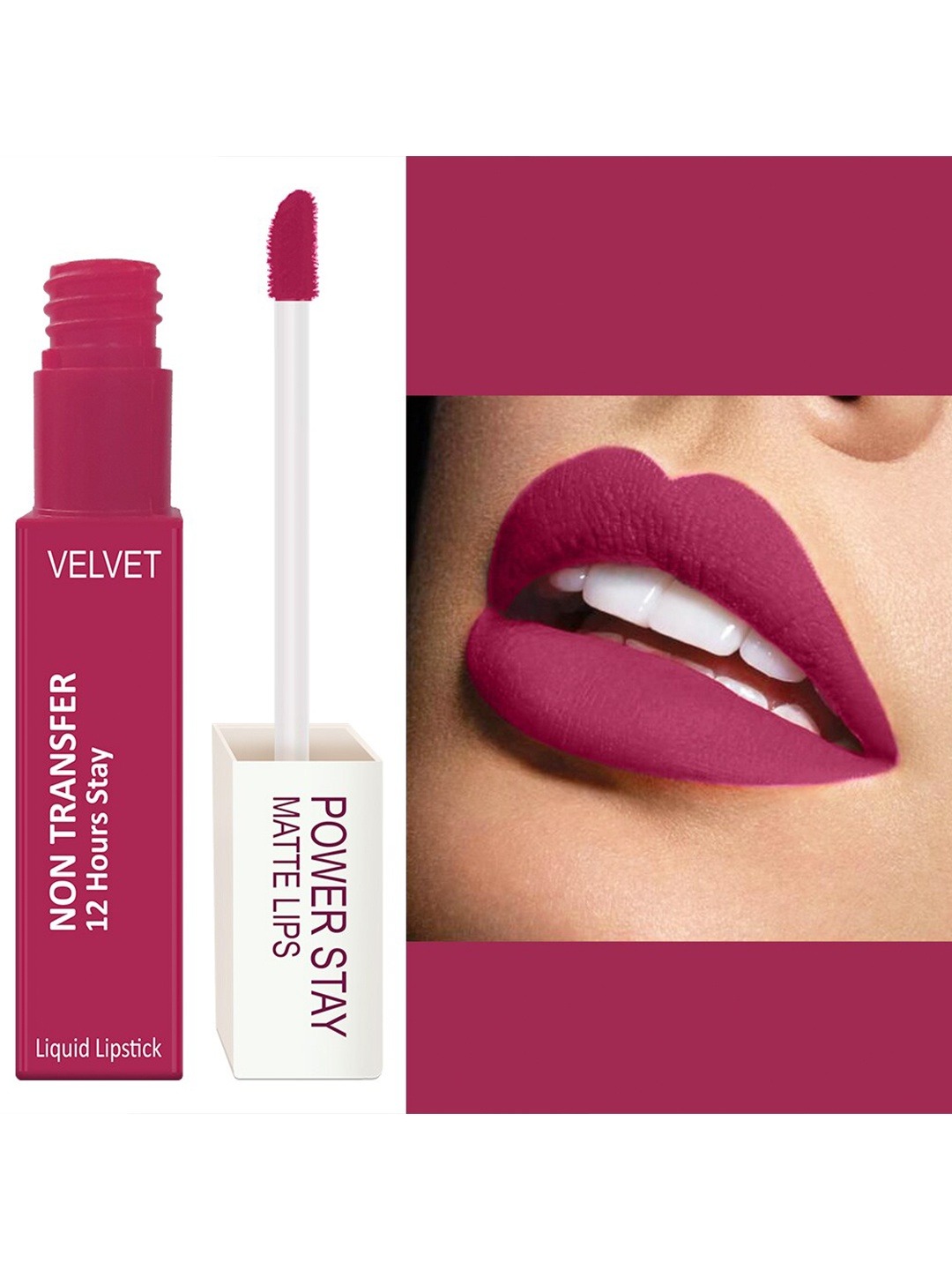 

FORFOR Power Stay Set Of 4 Long Lasting & Waterproof Matte Lipstick - 4ml Each, Pink