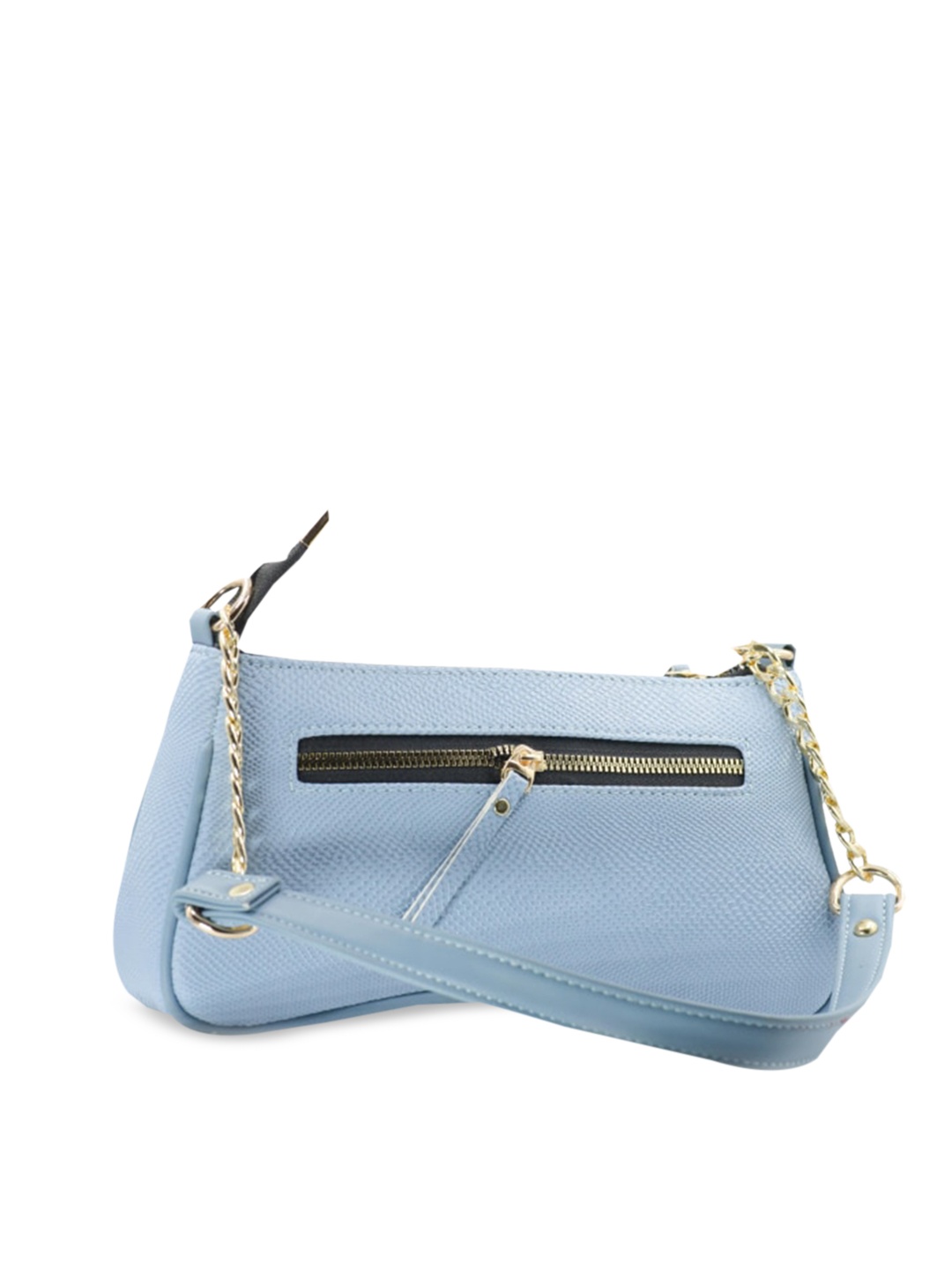 

AccessHer Blue Textured PU Swagger Handheld Bag