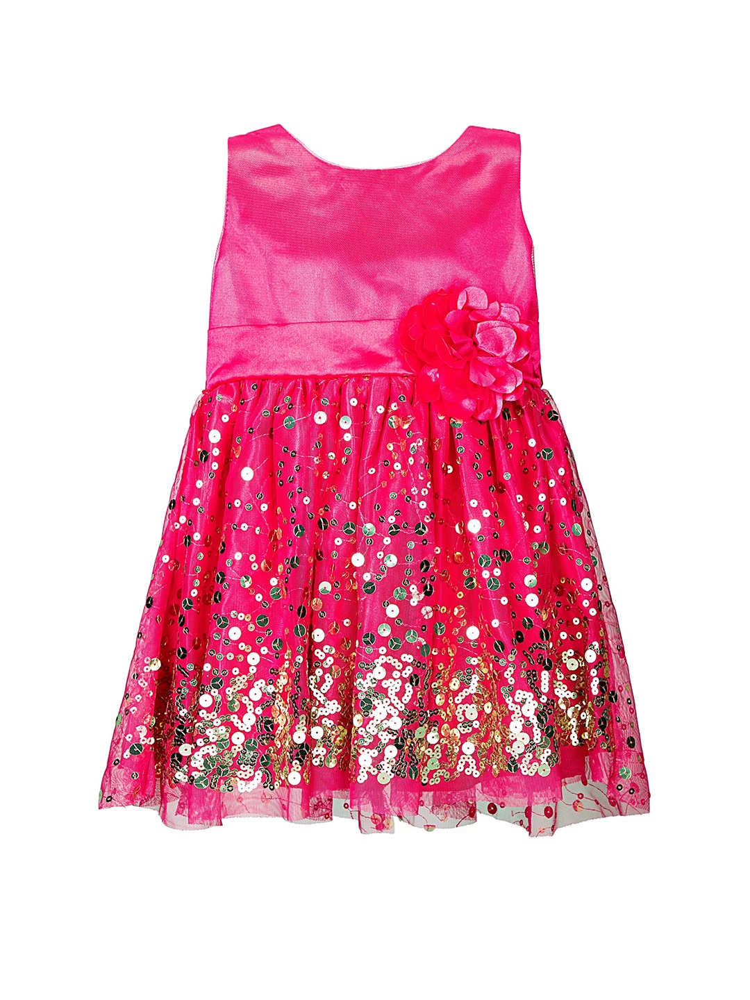 

The Magic Wand Embellished Dress, Fuchsia