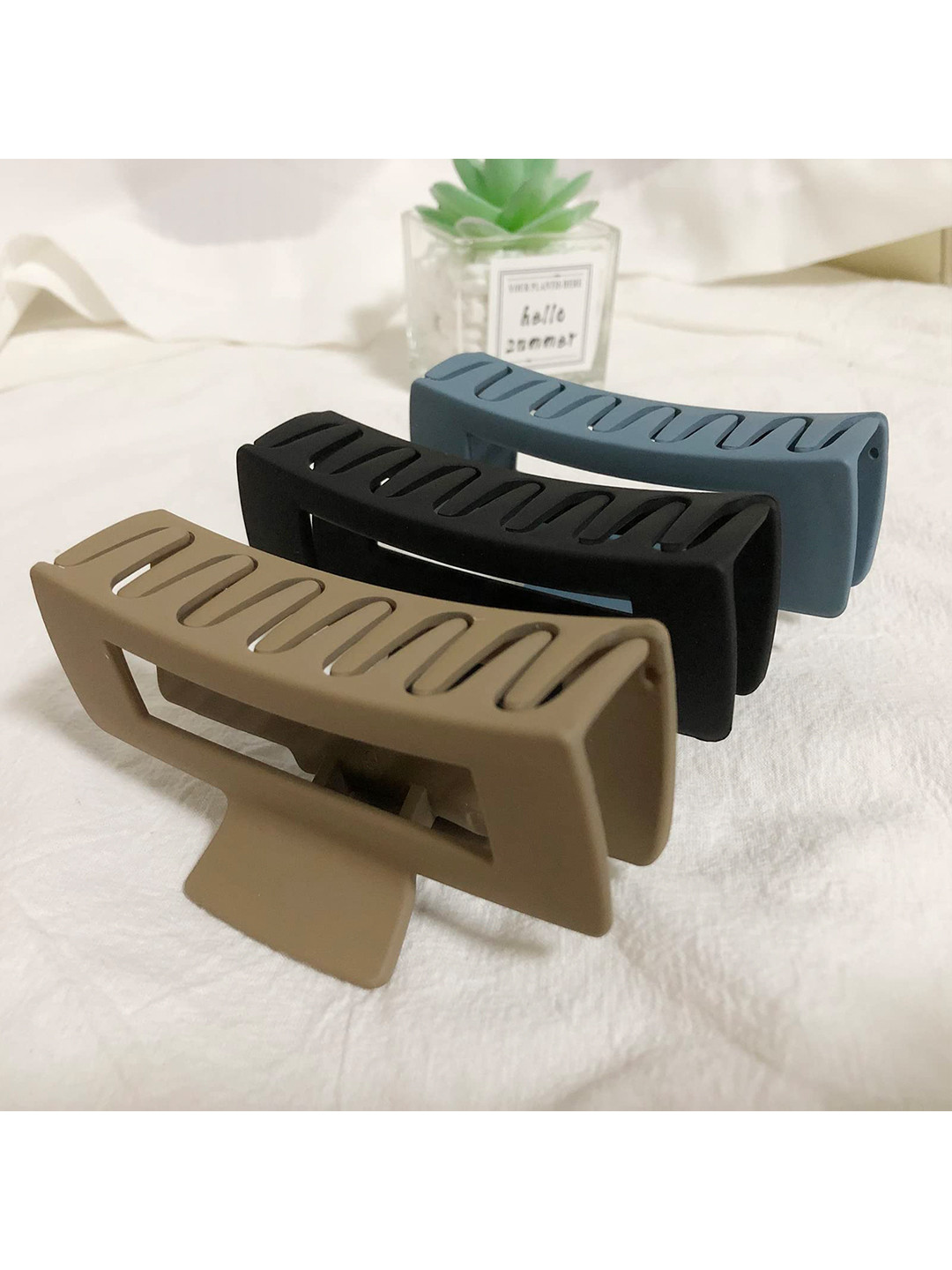 

FIMBUL Women Set of 3 Claw Clips, Black