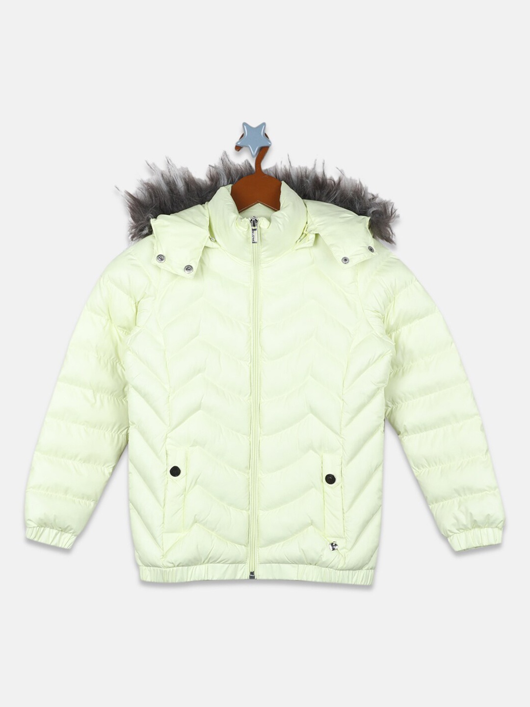 

Monte Carlo Girls Hooded Puffer Jacket, Green