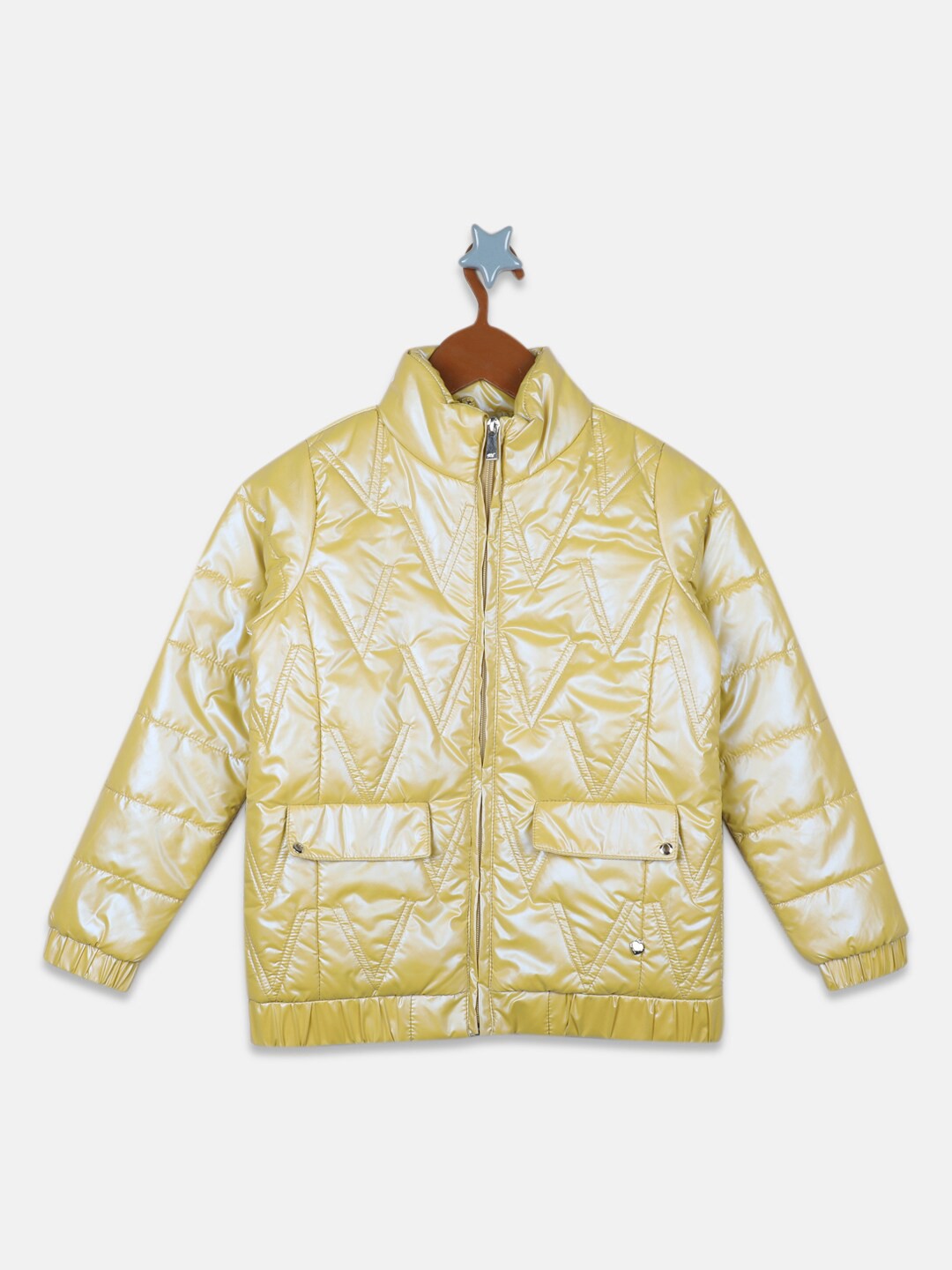

Monte Carlo Girls Quilted Jacket, Mustard