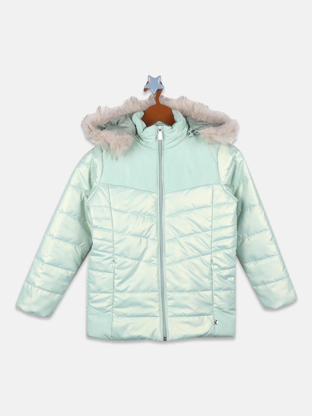 

Monte Carlo Girls Parka Jacket, Sea green