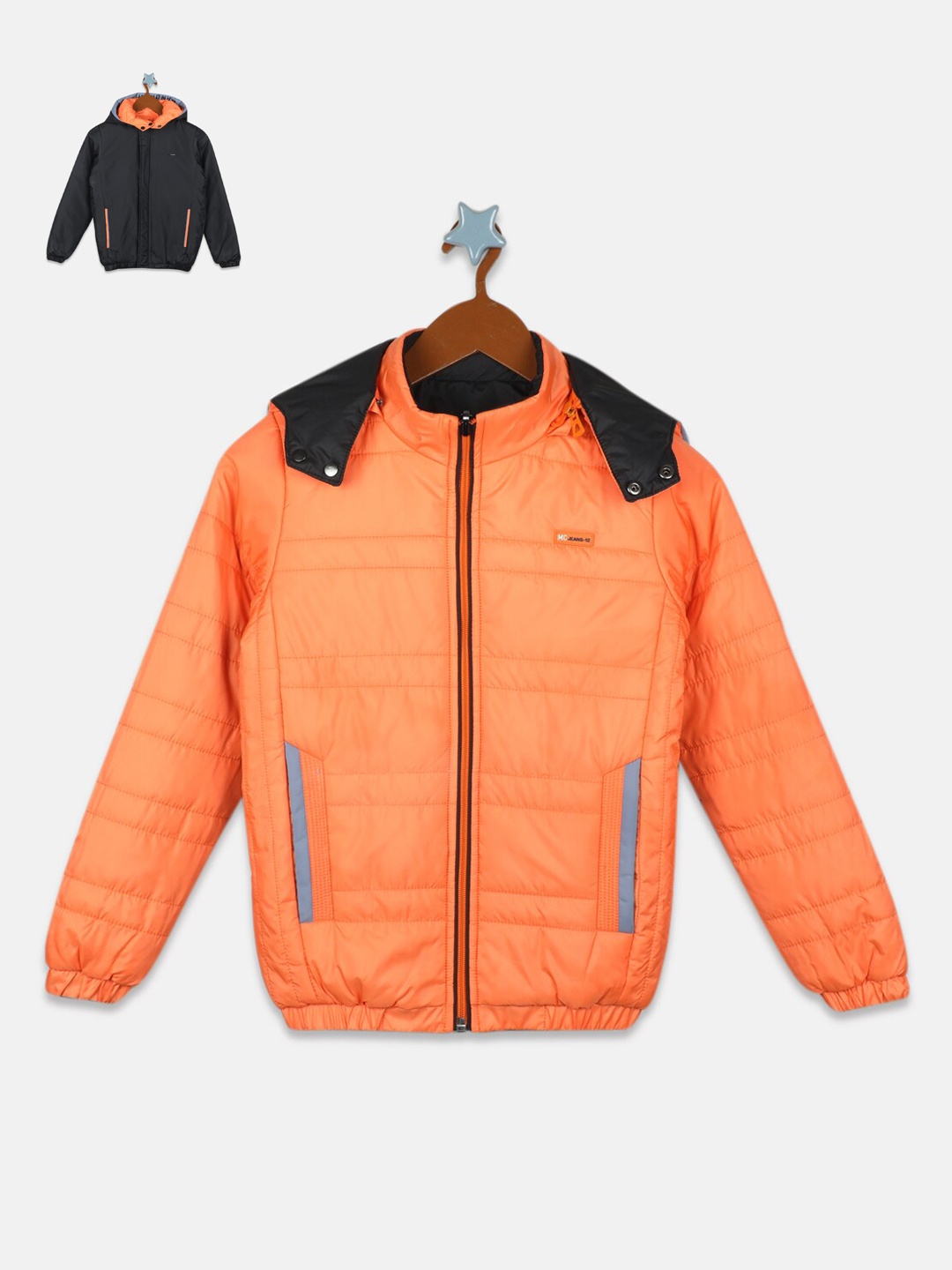 

Monte Carlo Boys Reversible Padded Jacket, Orange