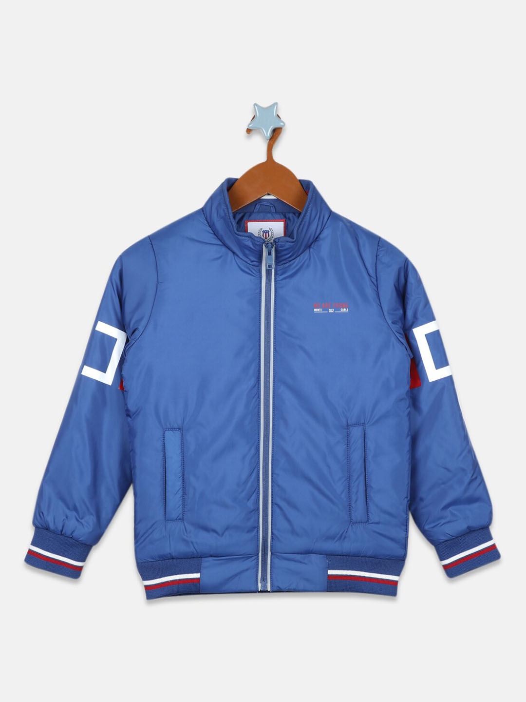

Monte Carlo Boys Bomber Jacket, Blue