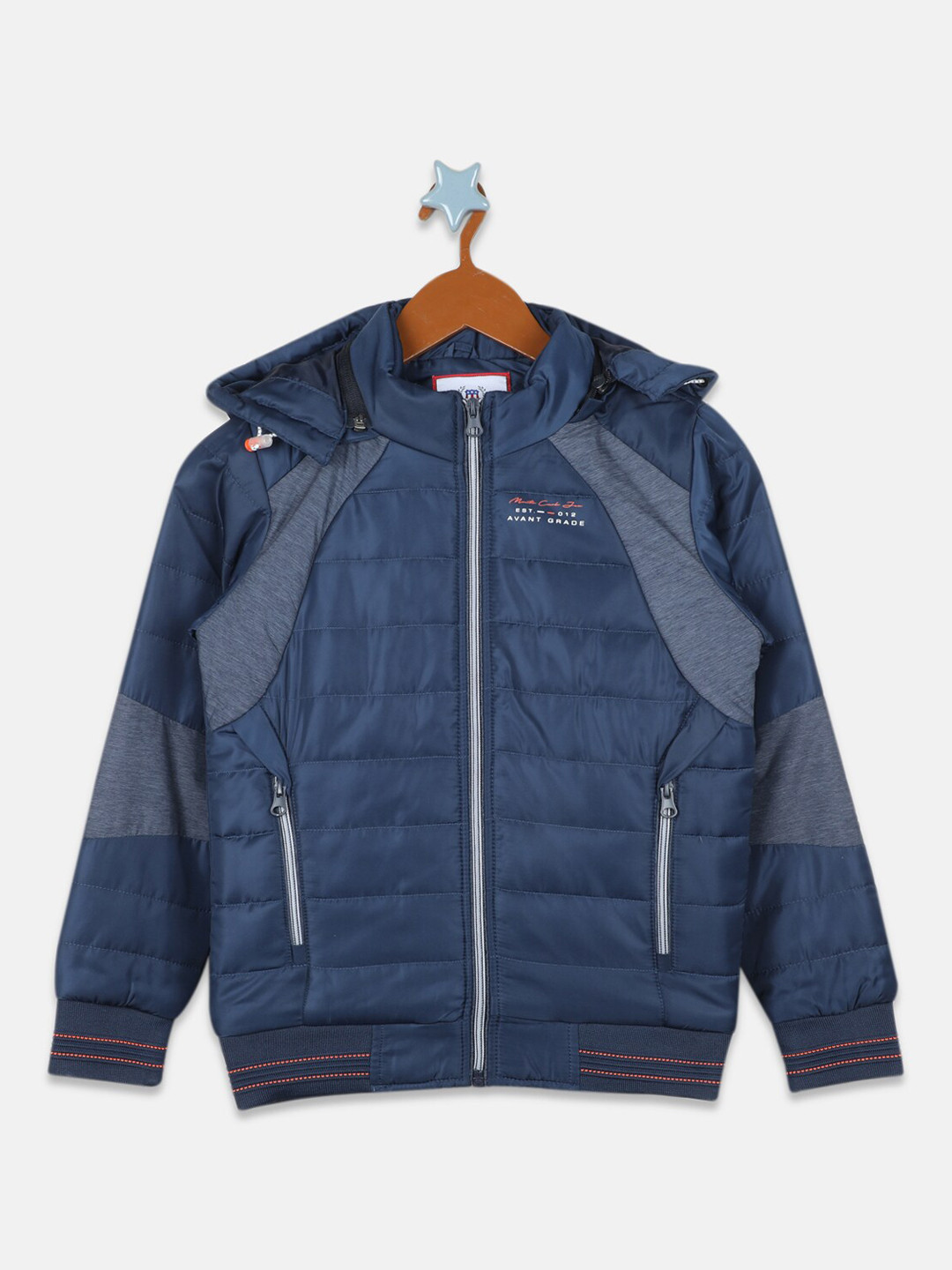 

Monte Carlo Boys Solid Padded Jacket, Navy blue