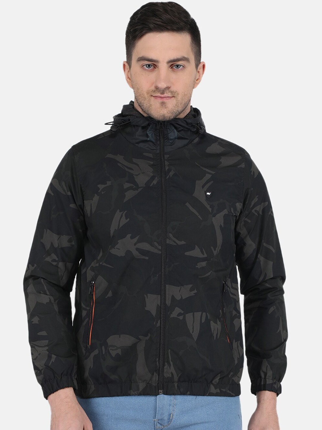 

Monte Carlo Men Camouflage Tailored Jacket, Black