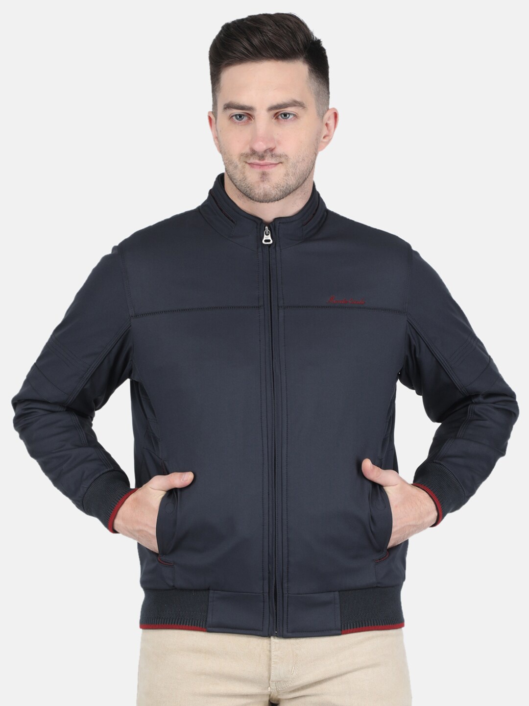 

Monte Carlo Men Bomber Jacket, Navy blue