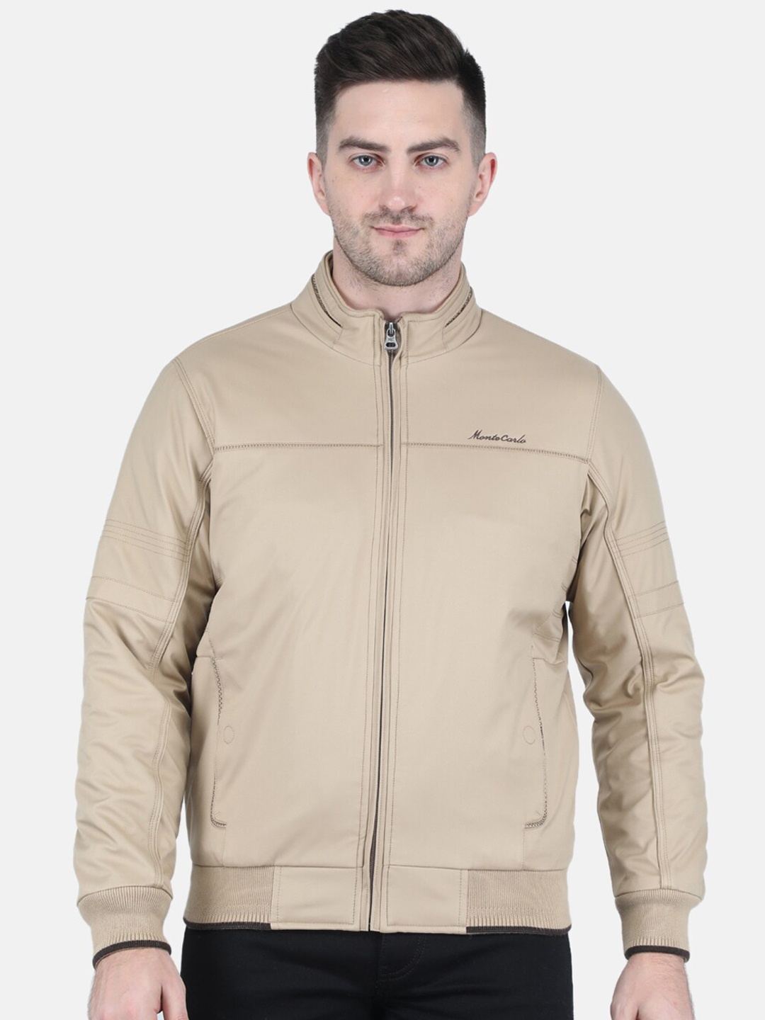 

Monte Carlo Men Bomber Jacket, Cream