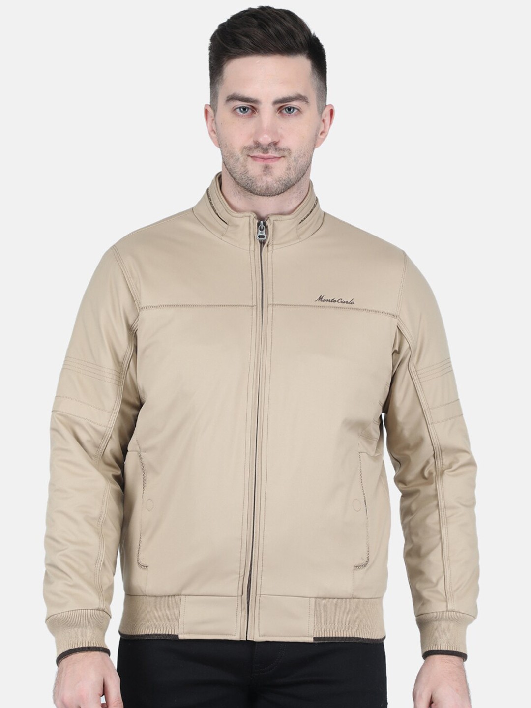 

Monte Carlo Men Bomber Jacket, Cream