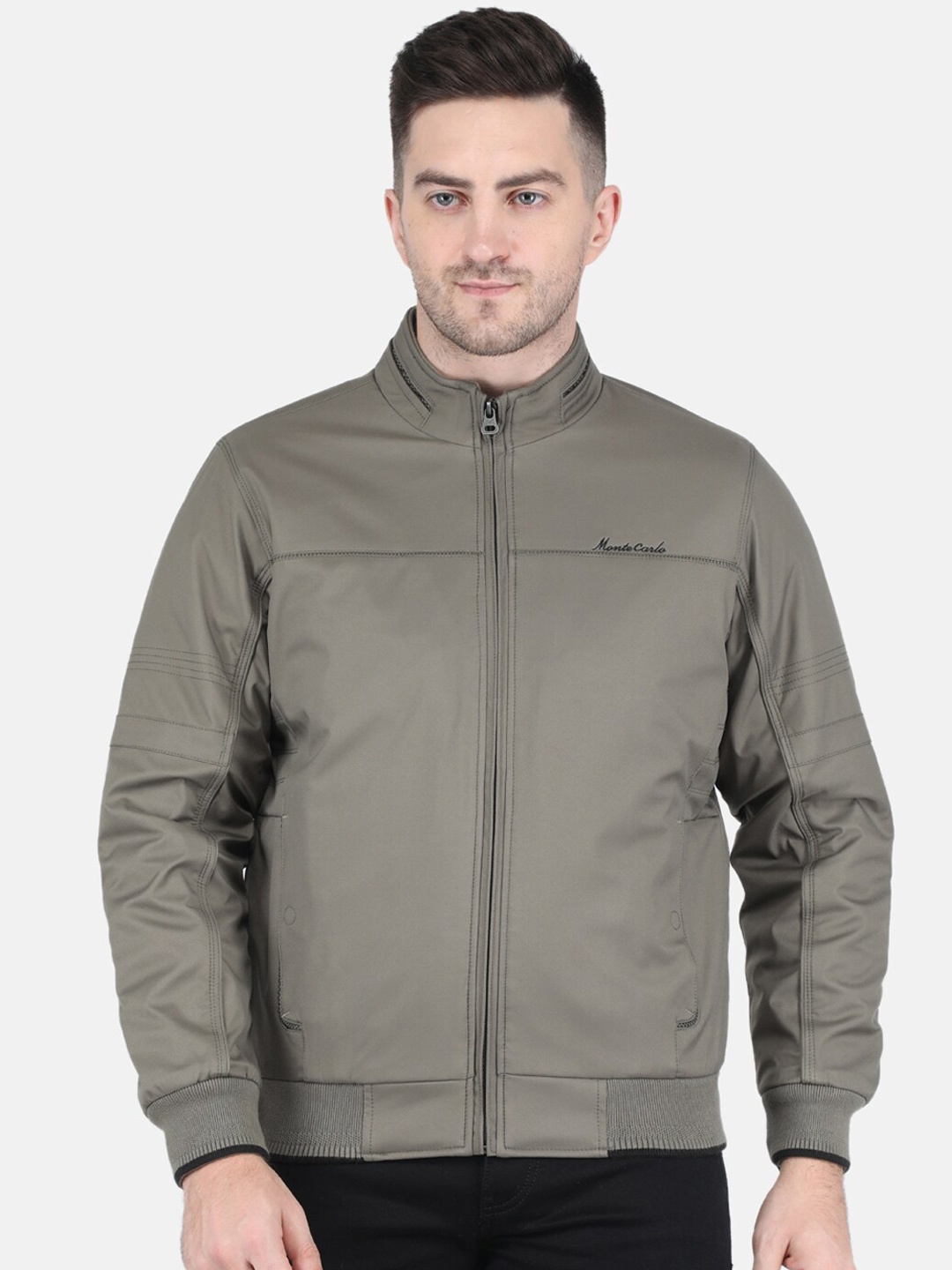 

Monte Carlo Men Bomber Jacket, Grey