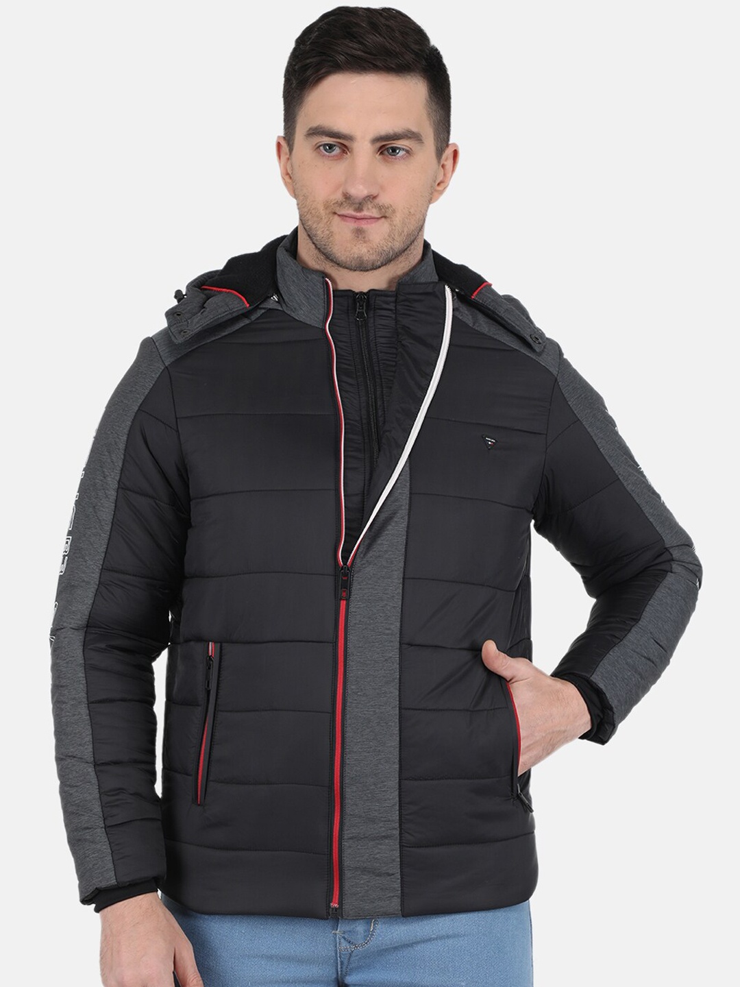 

Monte Carlo Men Hooded Padded Jacket, Black
