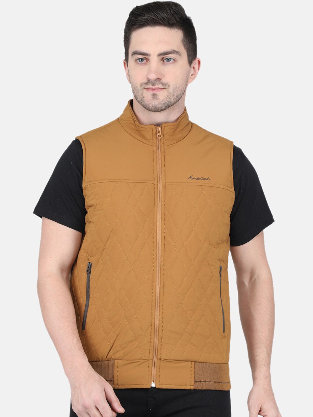 

Monte Carlo Men Quilted Jacket, Tan