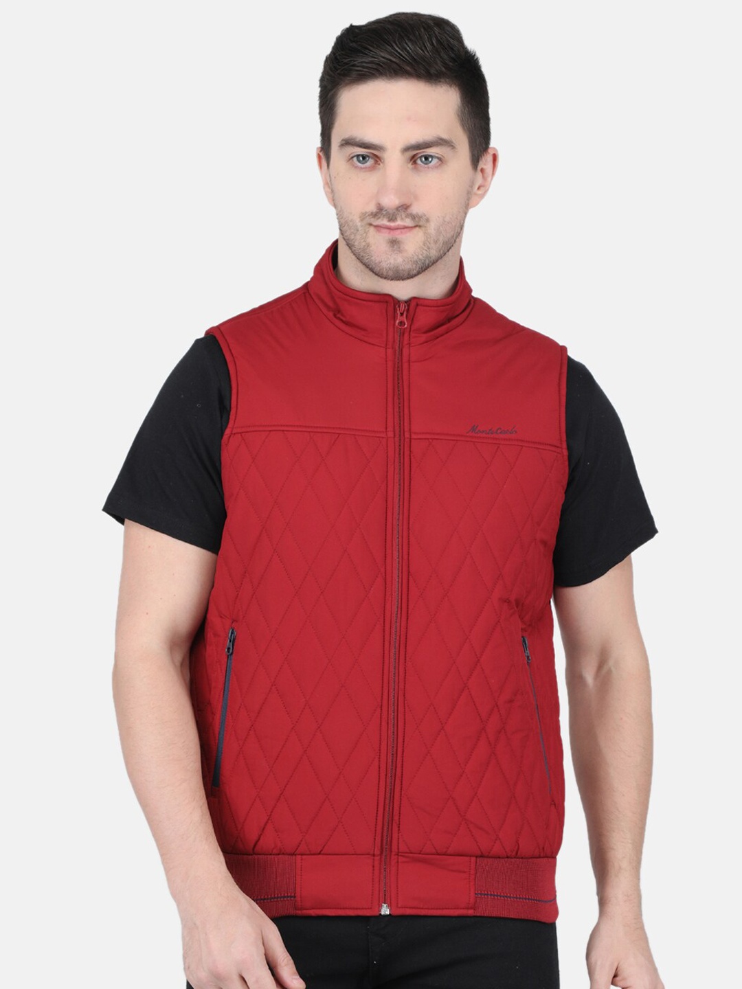 

Monte Carlo Men Quilted Jacket, Red