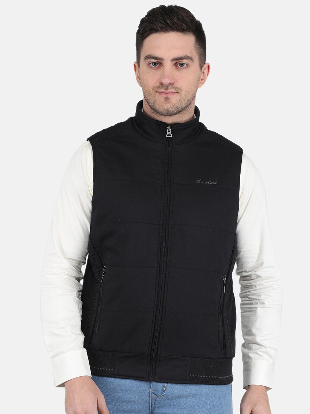 

Monte Carlo Men Cotton Padded Jacket, Black
