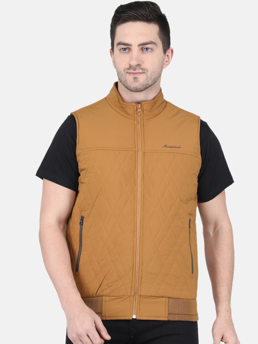 

Monte Carlo Men Quilted Jacket, Tan