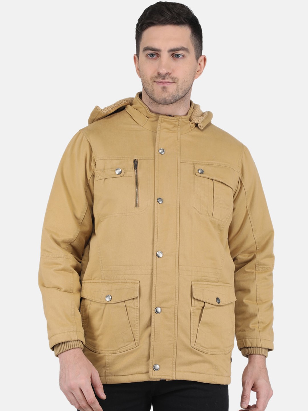 

Monte Carlo Men Cotton Padded Jacket, Khaki