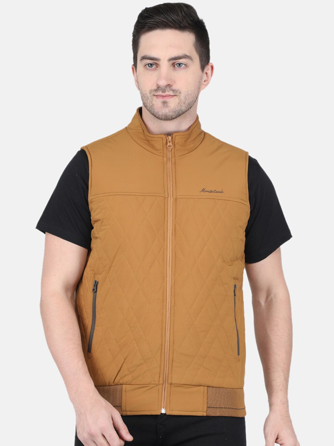 

Monte Carlo Men Quilted Jacket, Tan