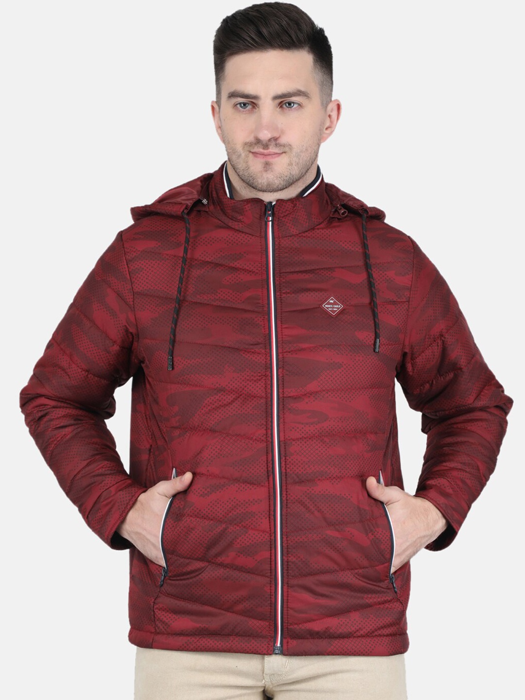 

Monte Carlo Men Camouflage Padded Jacket, Maroon