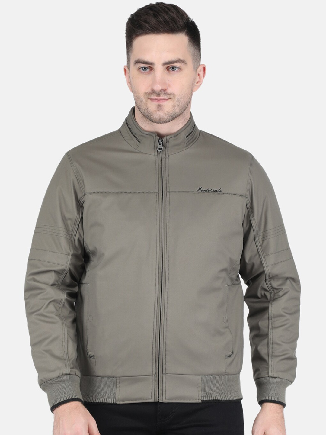 

Monte Carlo Men Bomber Jacket, Grey