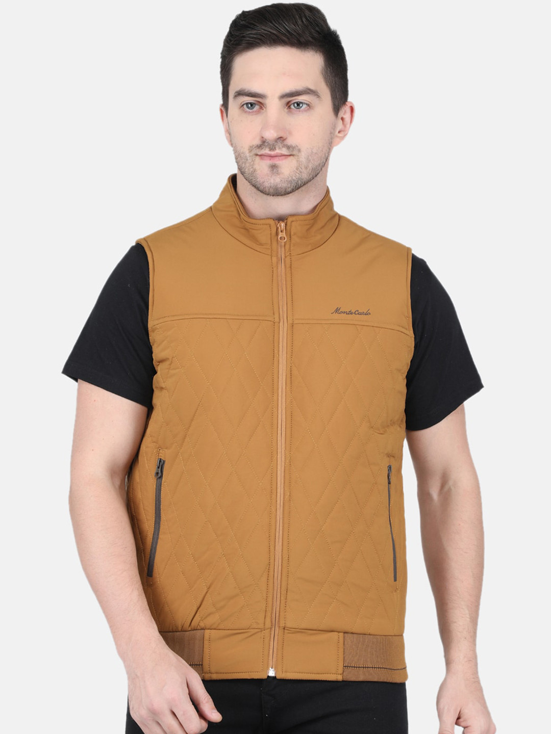 

Monte Carlo Men Quilted Jacket, Tan