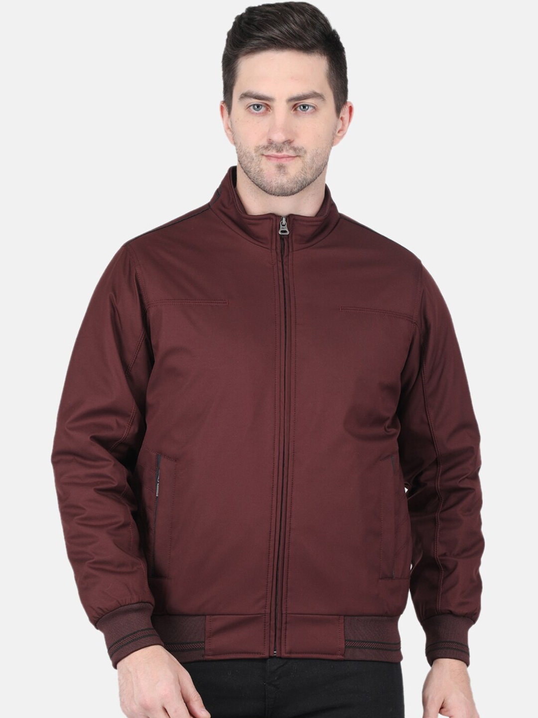 

Monte Carlo Men Bomber Jacket, Maroon