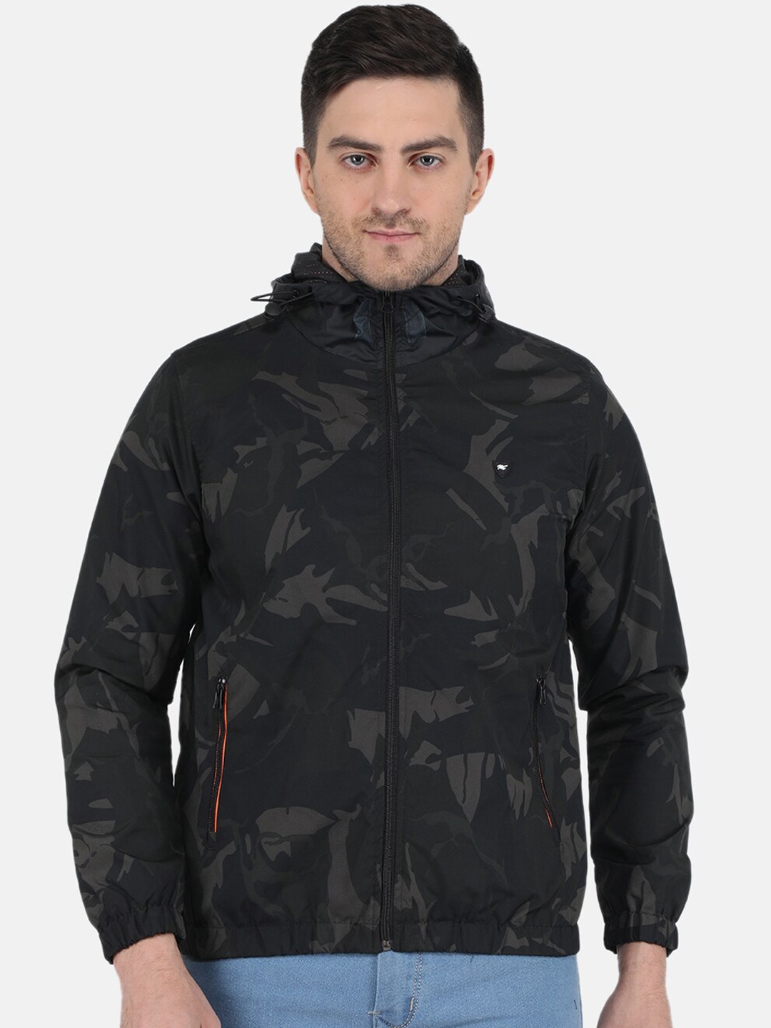 

Monte Carlo Men Camouflage Tailored Jacket, Black