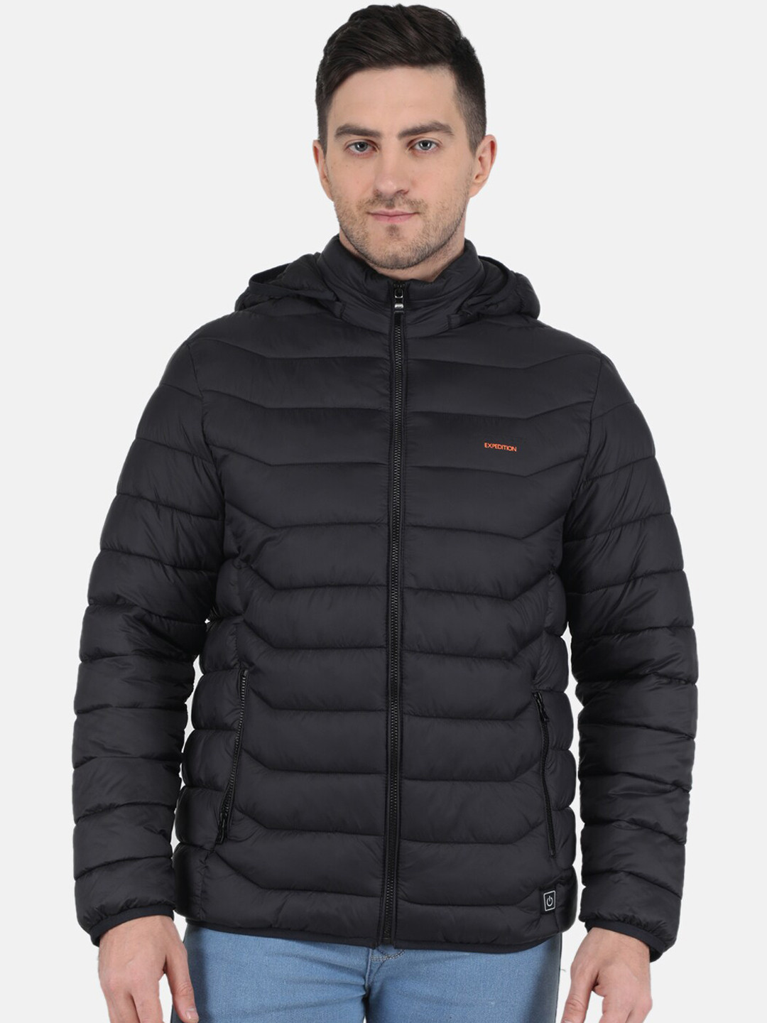 

Monte Carlo Men Hooded Puffer Jacket, Black