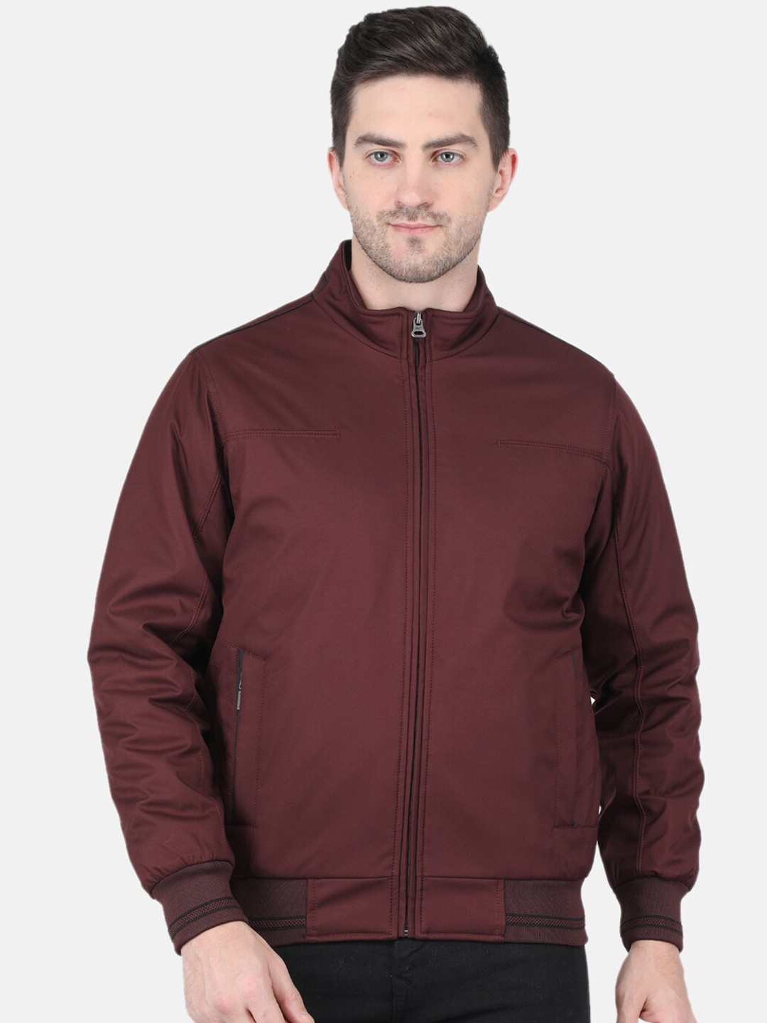 

Monte Carlo Men Bomber Jacket, Maroon