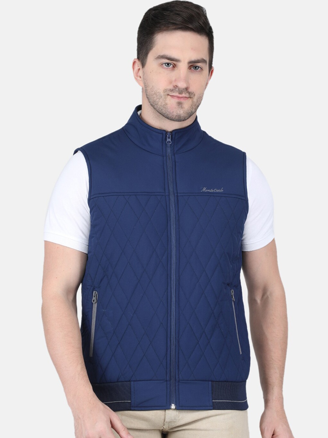 

Monte Carlo Men Quilted Jacket, Blue