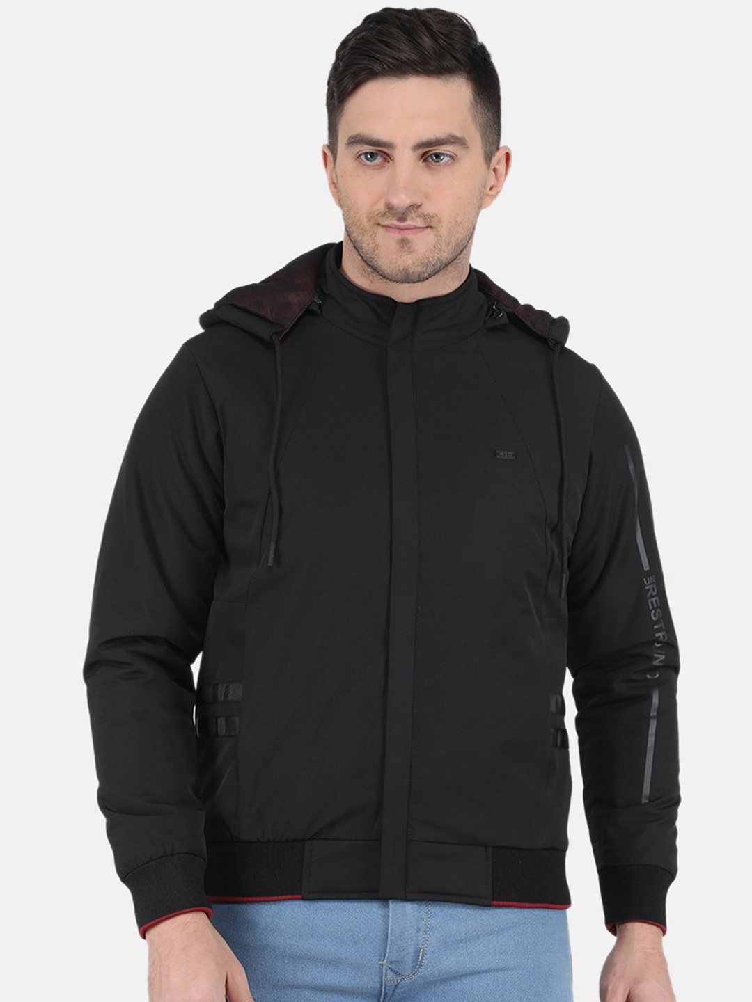 

Monte Carlo Men Plus Size Bomber Jacket, Black