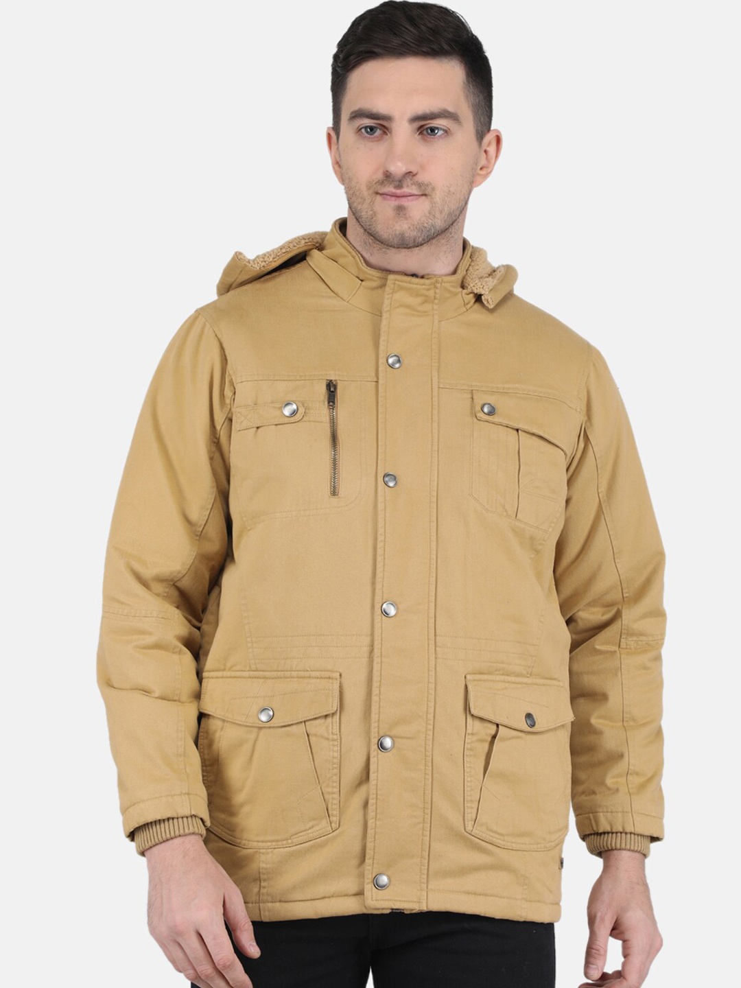 

Monte Carlo Men Plus Size Parka Jacket, Khaki