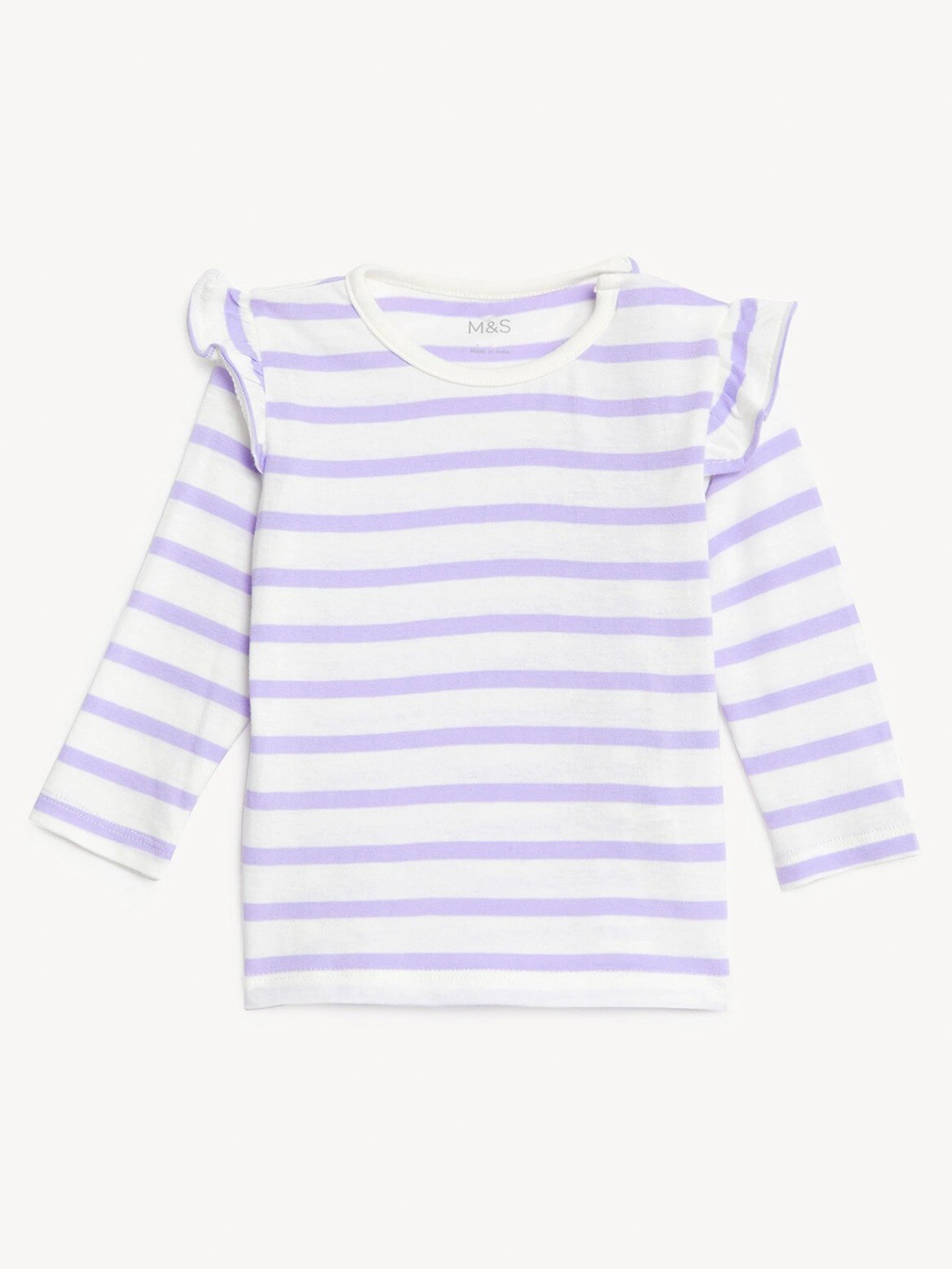 

Marks & Spencer Striped Top, Purple