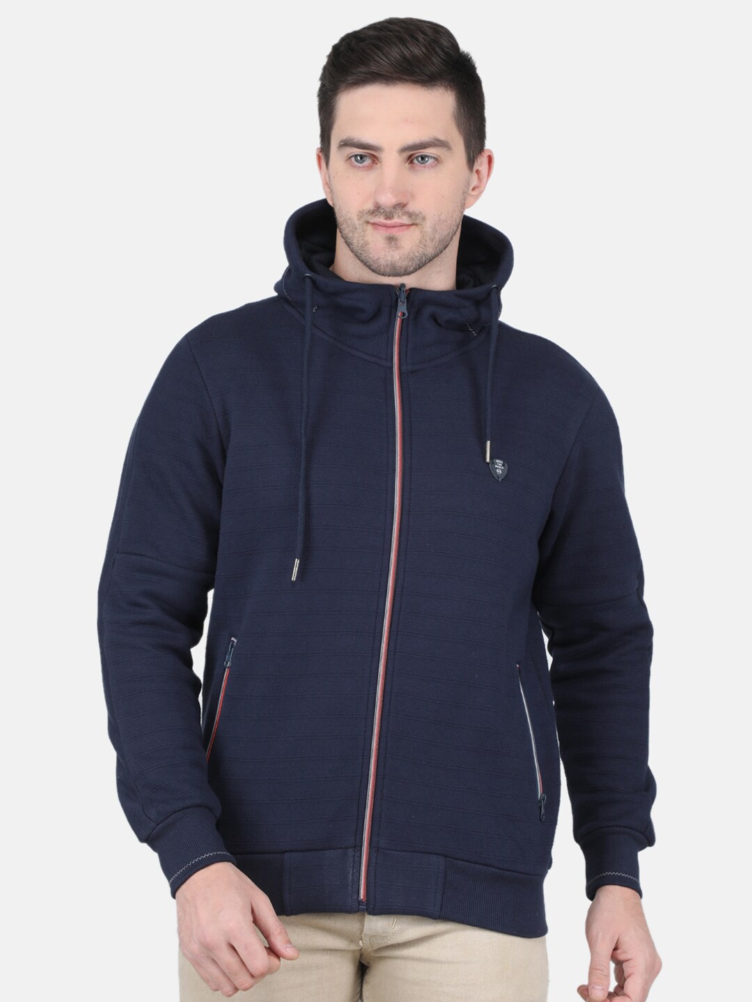 

Monte Carlo Men Cotton Hooded Sweatshirt, Blue