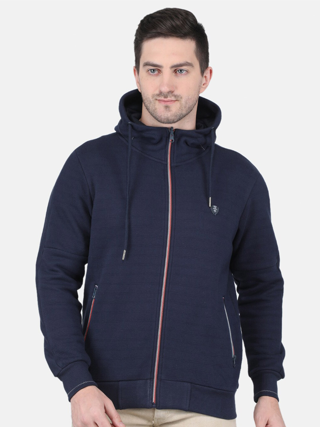 

Monte Carlo Men Cotton Hooded Sweatshirt, Blue