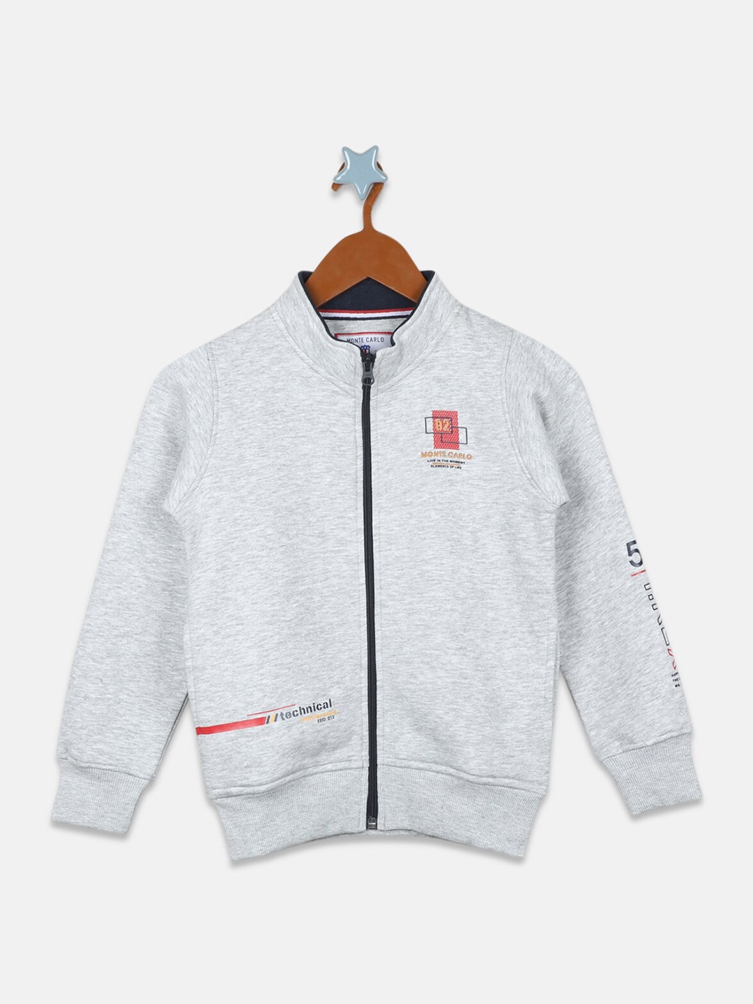 

Monte Carlo Boys Cotton Sweatshirt, Grey