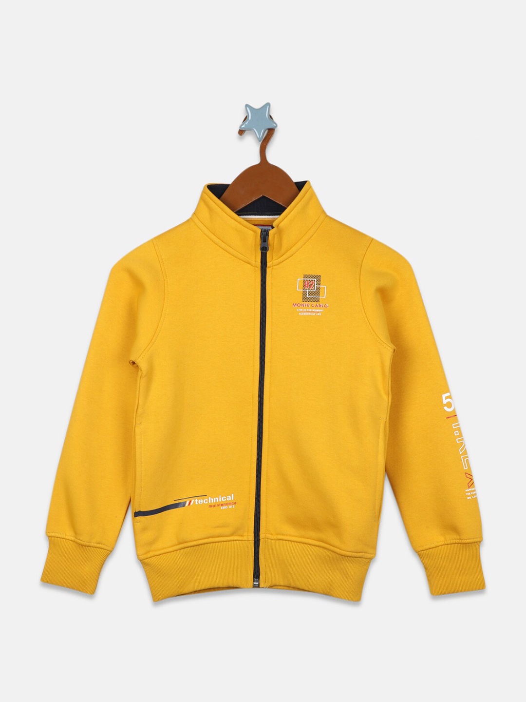 

Monte Carlo Boys Cotton Sweatshirt, Mustard